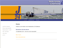 Tablet Screenshot of j24.nl